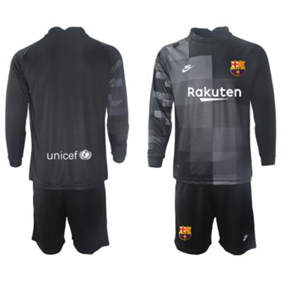 Camisola FC Barcelona Guarda-redes Criança Equipamento Segundo 2021-2022 Manga Comprida